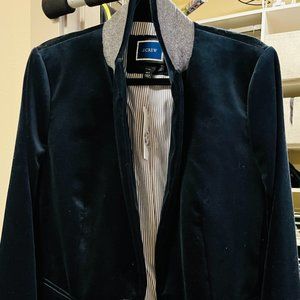 Brand New J.Crew Velvet Women's Blazer